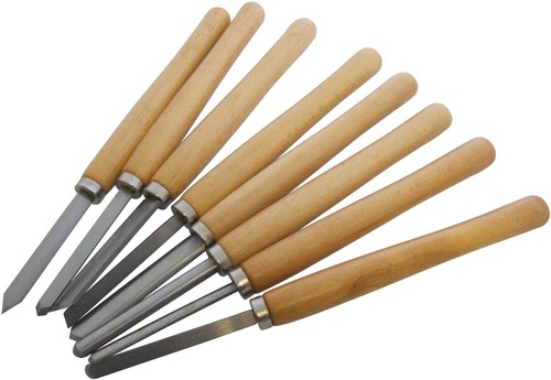 8pc wood lathe - 8pc, chisel